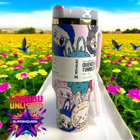 LABUBU Limited Edition 40oz Travel Tumbler by Stanley - Picture 7 of 11